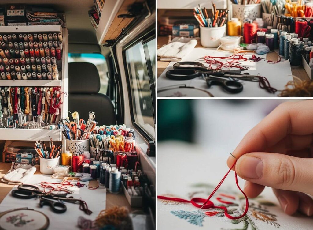 A Van Full of Needles: Life as a Traveling Embroidery Artist