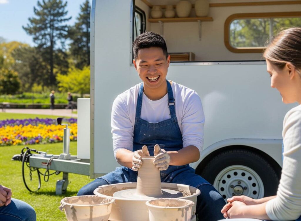 No Studio? No Problem! Mobile Pottery Comes to You No Studio? No Problem! Mobile Pottery Comes to You